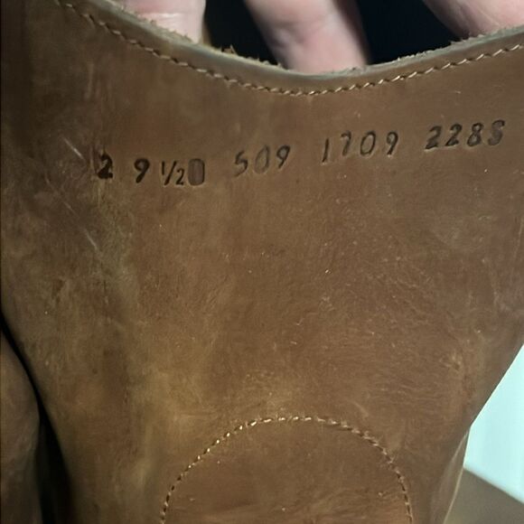 🔥 PUREPECHA WORK BOOTS GENUINE LEATHER WESTERN ROUND TOE Rubber Sole - PERFECT - Picture 7 of 12